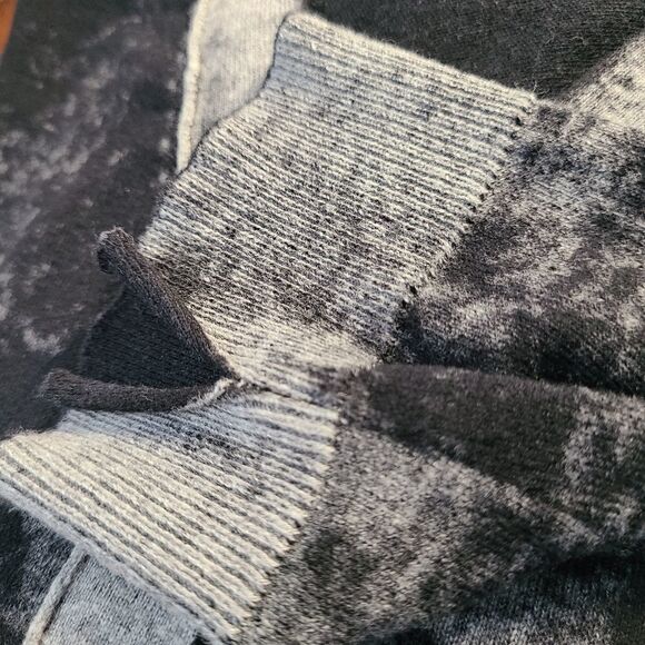 Michael Stars Black & Gray Button Front Cardigan Sweater 100% Cotton - Size 2 - Picture 9 of 12